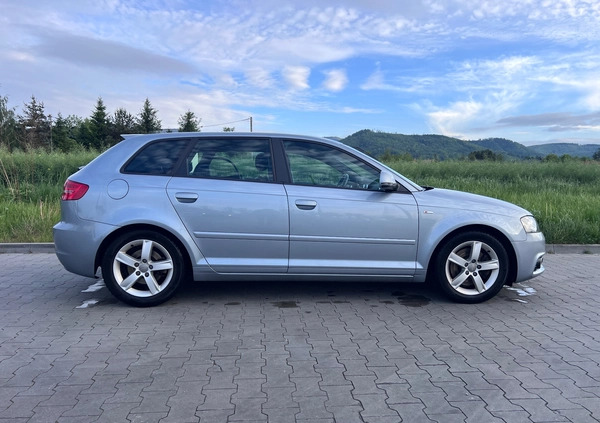 Audi A3 cena 27500 przebieg: 238000, rok produkcji 2008 z Biała małe 37